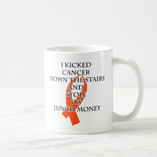 Bully Cancer (Orange Ribbon) Kaffeetasse (Rechts)