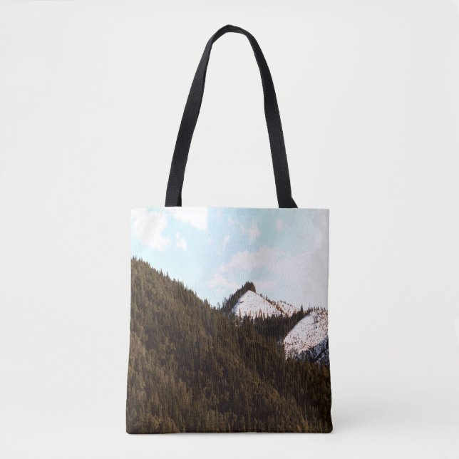 Bully Choop mit Schnee.... Tasche (Vorderseite)