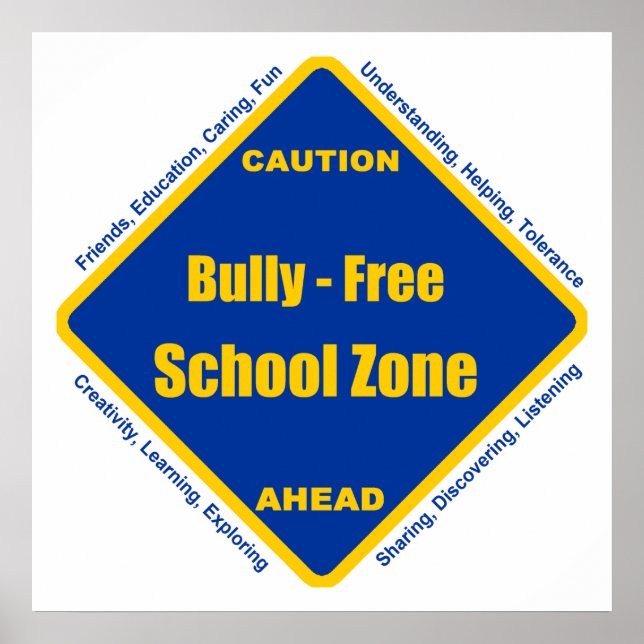 Bully - Free School Poster (Vorne)