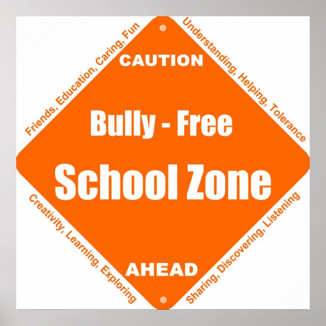 Bully - Free School Poster (Vorne)