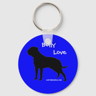 Bully Love bullmastiff keychain Schlüsselanhänger