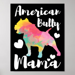 Bully Mama Bulldog Eigentümer Mama Poster