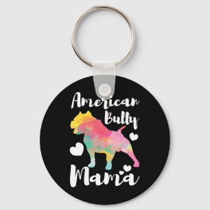Bully Mama Bulldog Eigentümer Mama Schlüsselanhänger