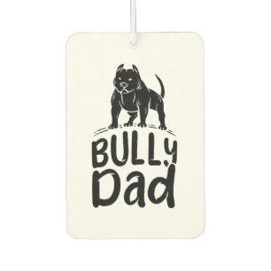 Bully-Vater stolzer American Bully Besitzer Autolufterfrischer