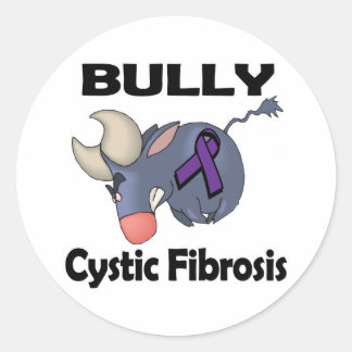 BULLy zystische Fibrose Runder Aufkleber