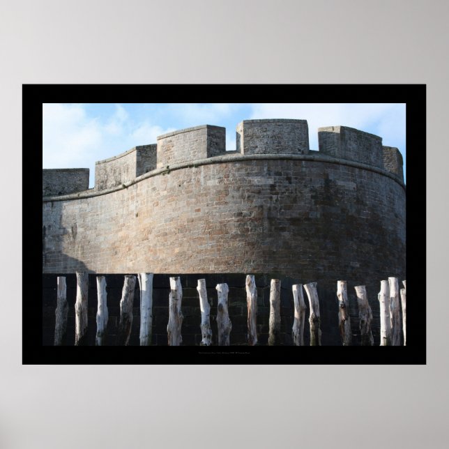 Bulwark Fortifications Saint Malo Brittany Poster (Vorne)