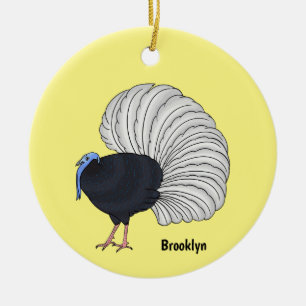 Bulwers faszinierende Cartoon-Abbildung Keramik Ornament