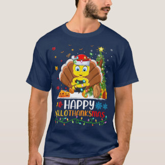 Bumble Bee Lover Funny Happy Bumble Bee HelloDanke T-Shirt