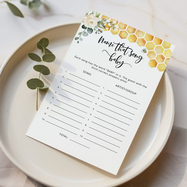 Bumble Bee Name, das Baby Dusche Spiel (Von Creator hochgeladen)