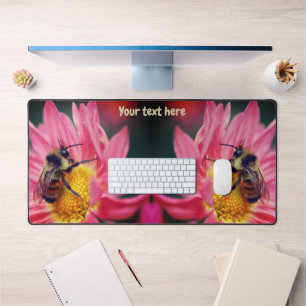 Bumble Bee On Pink Daisy Flower Personnalisé