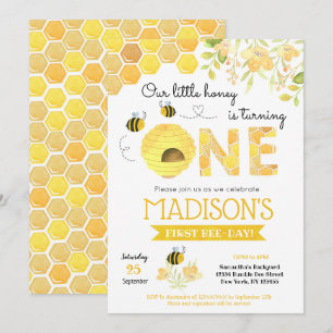 Bumble Bee Premières invitations à la fête d'anniv