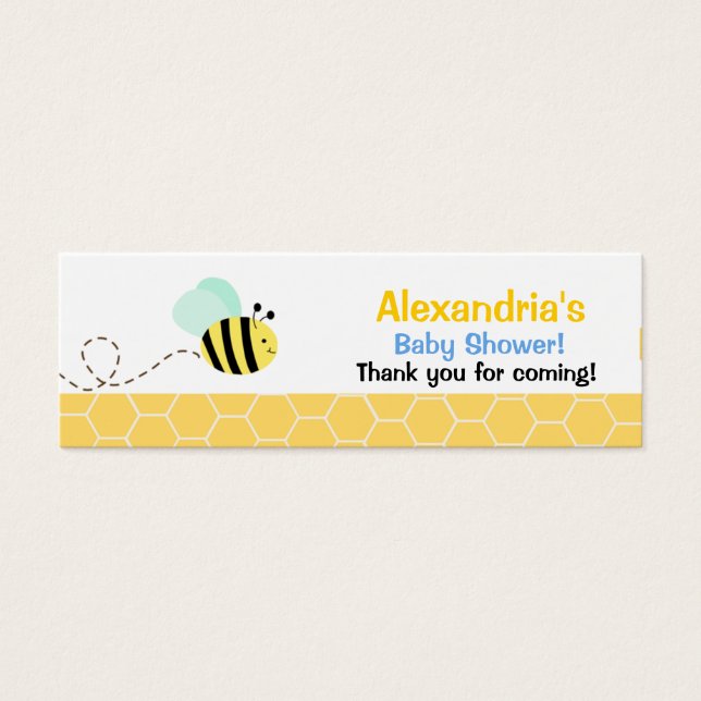 Bumble Bee Skinny Carte de visite Favoriser balise (Devant)