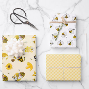 Bumble Bee Tournesol Jaune Gnome Papier d'envelopp