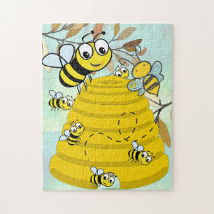 Bumble Bees et Hive Photo Puzzle