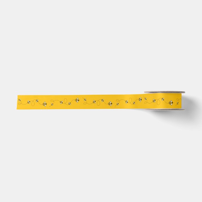 Bumble Bees Honey Bee Satinband (Vorderseite)