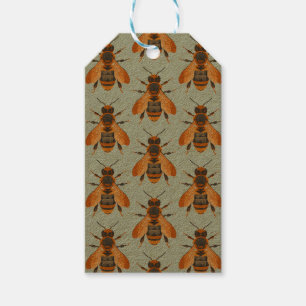 Bumble Biene im antiken Stil - Vintag Inspiriert Geschenkanhänger