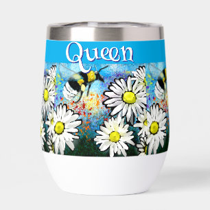Bumble Whimsical Bee in Daisies Personnalisé