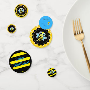 Bumblebee Baby shower personnalisé Confetti