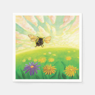 Bumblebee on the Horizon Serviette