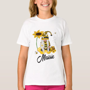 Bumblebee Tournesol Personnalisé Gnome T-shirt