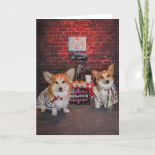 Bumbles et Dawgins Carte Hello