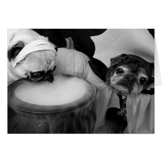 Bumblesnot Halloween Karte: Brauendes etwas Karte