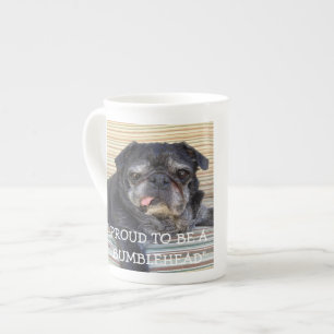 Bumblesnot Knochen-China-Tasse: Stolz, Bumblehead Prozellantasse