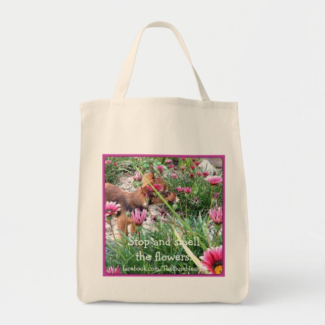 Bumblesnot Tasche: Das kleine/Blumen Tragetasche (Vorne)