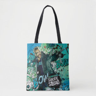Bumerang-Charakter-Graffiti der Tasche