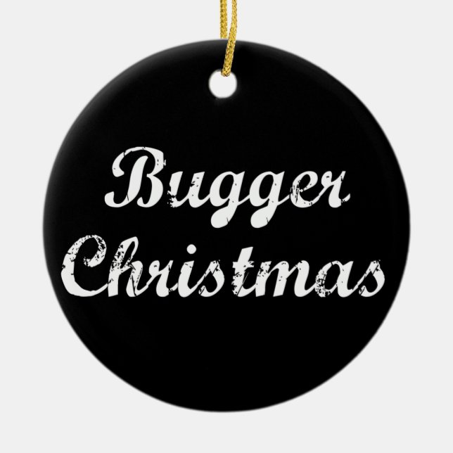 Bummeln Sie Weihnachten Keramikornament (Vorne)