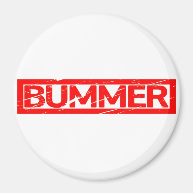 Bummer Briefmarke Magnet (Vorne)