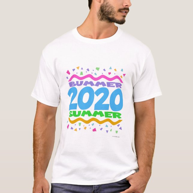 Bummer été 2020 Retro Snarky Attitude T-Shirt (Devant)