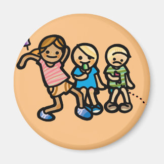 Bummin' um Knopf. Magnet