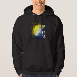 Bump Set Spike Wiederholung Volleyball Sportsport Hoodie