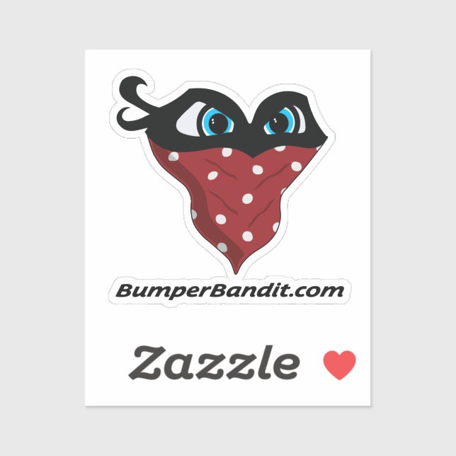 Bumper Bandit Sticker (Blatt)