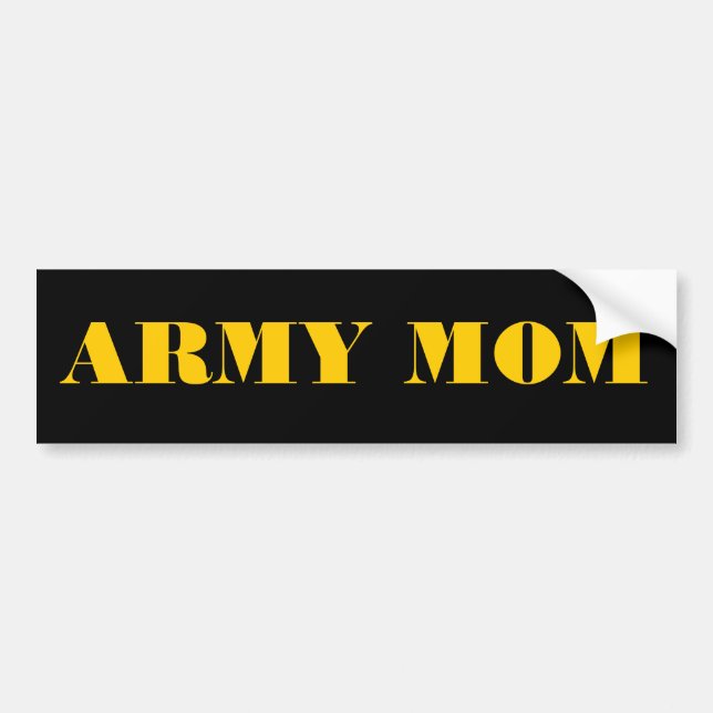 Bumper Sticker Armée Maman (Devant)