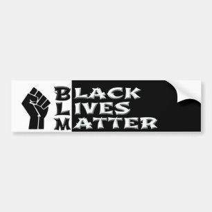 Bumper Sticker avec le message Black Lives Matt