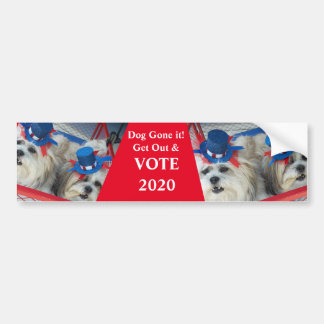 Bumper Sticker Chien L'A Fait ! VOTER