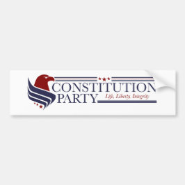 Bumper Sticker, Constitution Party Autoaufkleber