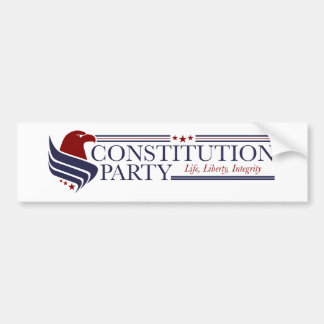 Bumper Sticker, Constitution Party Autoaufkleber