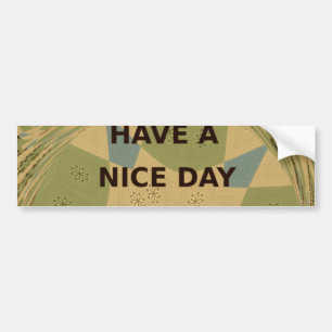 Bumper Sticker Template Car Bumper Sticker