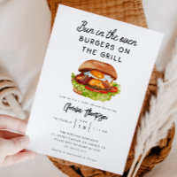 Bun im Backofen Burger Baby Dusche