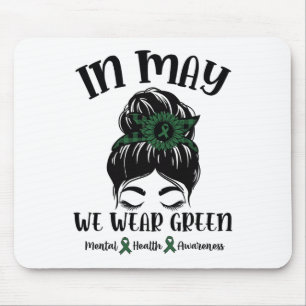 Bun im Mai tragen wir ein grünes Bewusstsein für p Mousepad