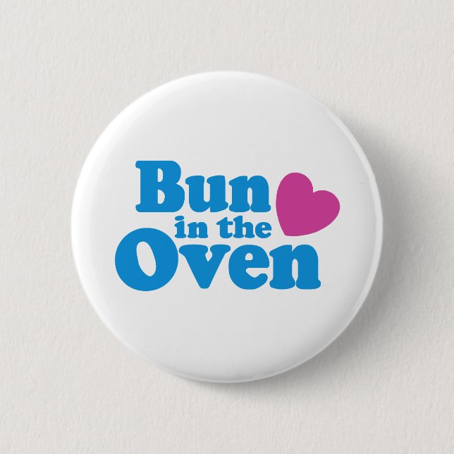 Bun im Ofen Button (Vorderseite)