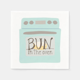 Bun in der Oven Baby Dusche Serviette