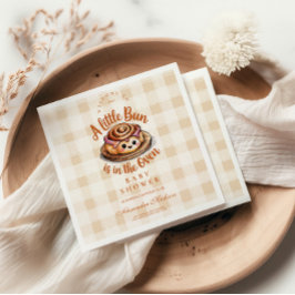 Bun in der Oven Baby Dusche Serviette