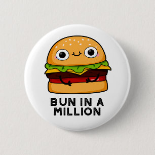 Bun in einer Million lustiger Burger Puppe Button