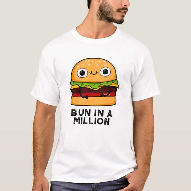Bun in einer Million lustiger Burger Puppe T-Shirt (Vorderseite)