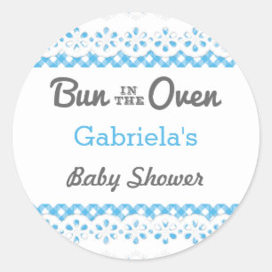 Bun in Oven Baby Shower Fevor Aufkleber