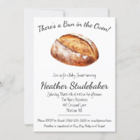 Bun in Oven, Brot Loaf Babydusche